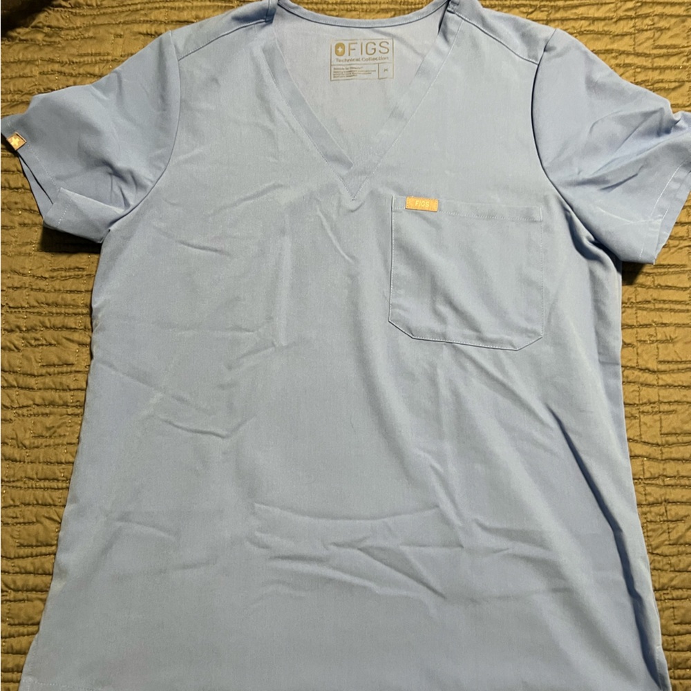 FIGS Ceil Blue Catarina - One-Pocket Scrub Top